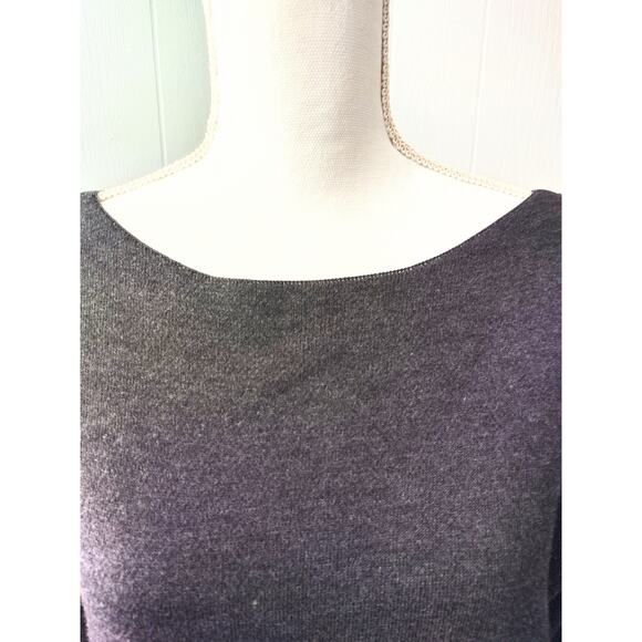 H&M Basic Gray Knit Wool Blend Long Sleeves Sweater (OUT OF STOCK AT STORE) - Picture 3 of 5